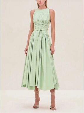 alexis green feather dress Alexis Sage Green Semi-Sheer Floral Lace Mini Dress